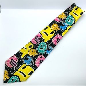 Vintage Tamagotchi Neck Tie Novelty Funny